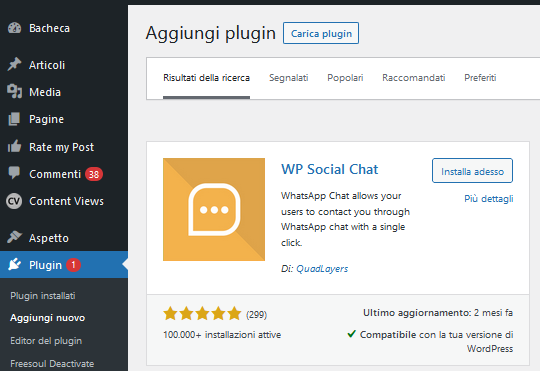 WP social Chat